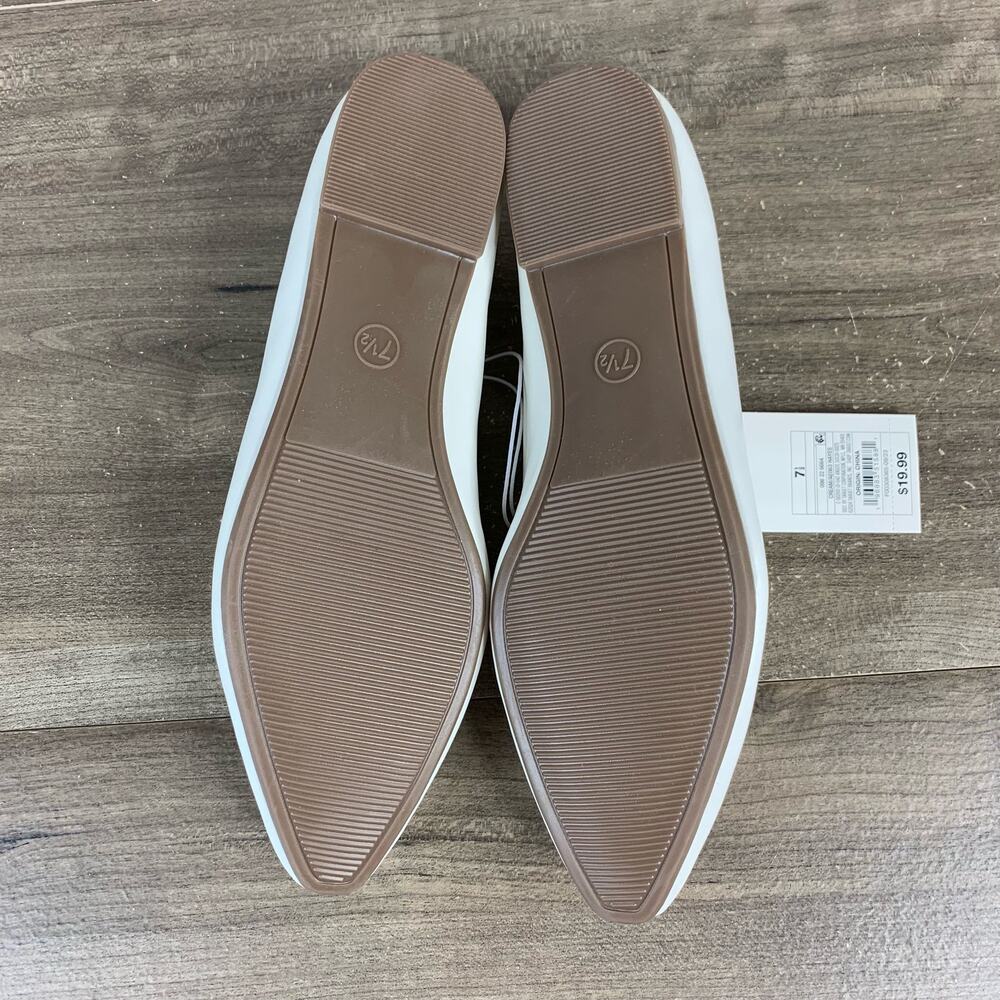 A New Day Women's Hayes Loafer Flats Cream Size 7.5 Memory Foam - Picture 12 of 12
